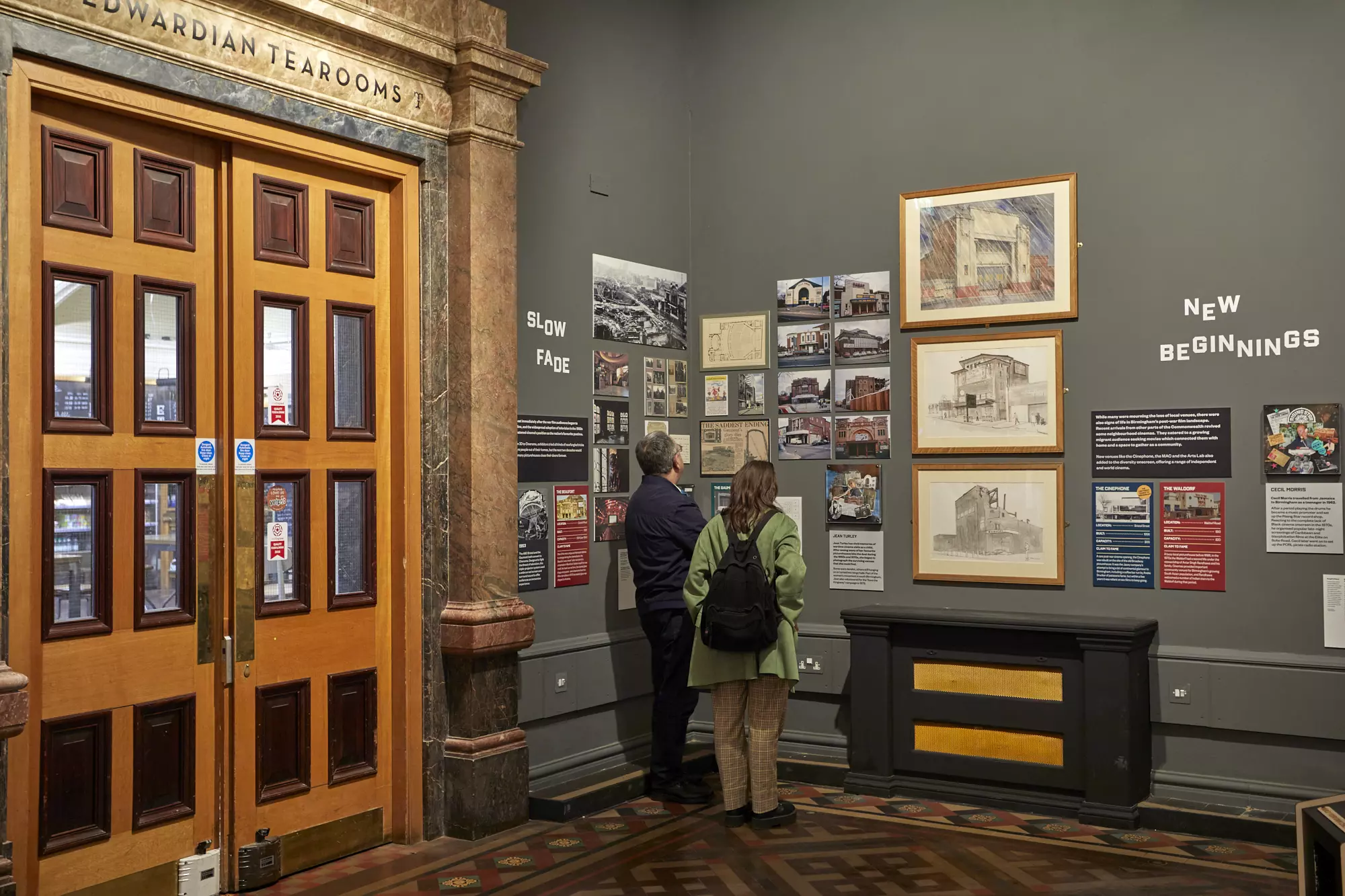 An installation view of Flatpack's Wonderland exhibition at Birmingham Museum and Art Gallery.